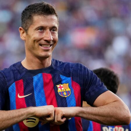 El Barcelona supera al Alavés con un gol solitario de Lewandowski