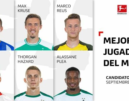 La Bundesliga anuncia los candidatos a Jugador del Mes