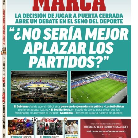 Principales Portadas de la Prensa Deportiva Italiana y Extranjera – Martes 4 de Marzo