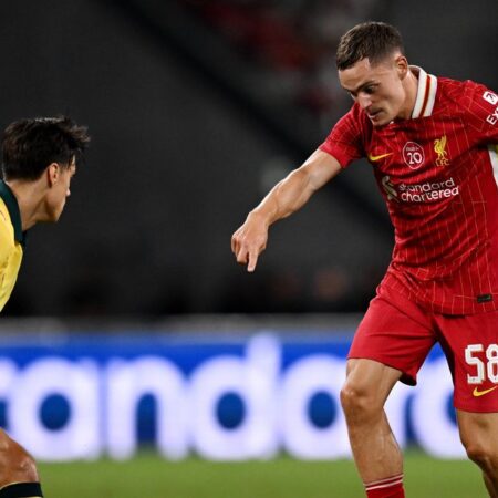 Slot elogia al «especial y aliviado» Wirtz tras su primer gol con el Liverpool