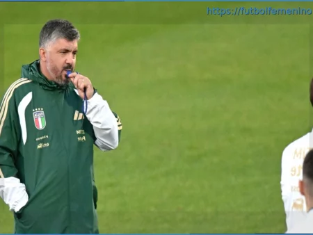 Italia: Gattuso siente «el peso del país sobre sus hombros» y reconoce una «presión inmensa»