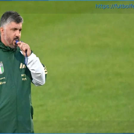 Italia: Gattuso siente «el peso del país sobre sus hombros» y reconoce una «presión inmensa»