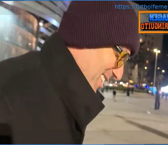 Zidane, «muy feliz», intenta pasar desapercibido en el Bernabéu durante el Real Madrid-Manchester City