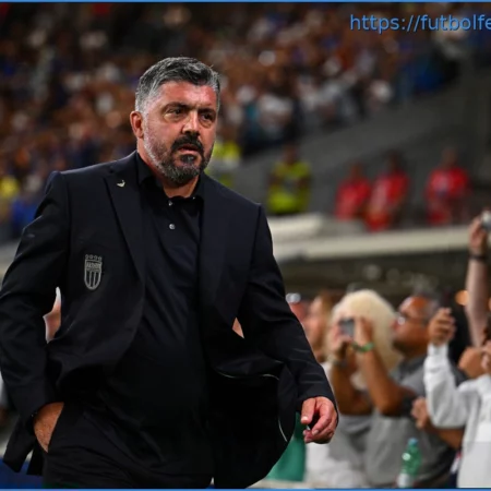Gattuso: «En un estadio más grande, el 40 por ciento habría estado en nuestra contra.»