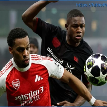 El Arsenal pasa apuros en Leverkusen y rescata un empate con un penalti de Havertz en el minuto 89
