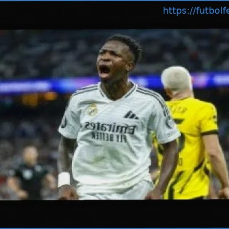 Vinicius Junior Sella la Victoria del Real Madrid 3-2 ante el Atlético en el Minuto 72
