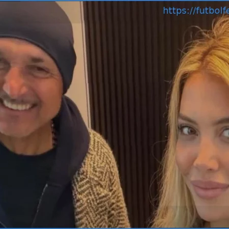 Wanda y Spalletti hacen las paces: «¡Qué placer verte de nuevo, míster!» y un corazón