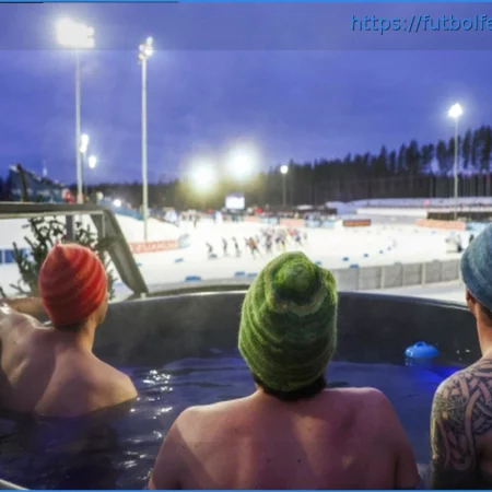 Animar al biatlón a -5° en bañador: una experiencia única en Finlandia