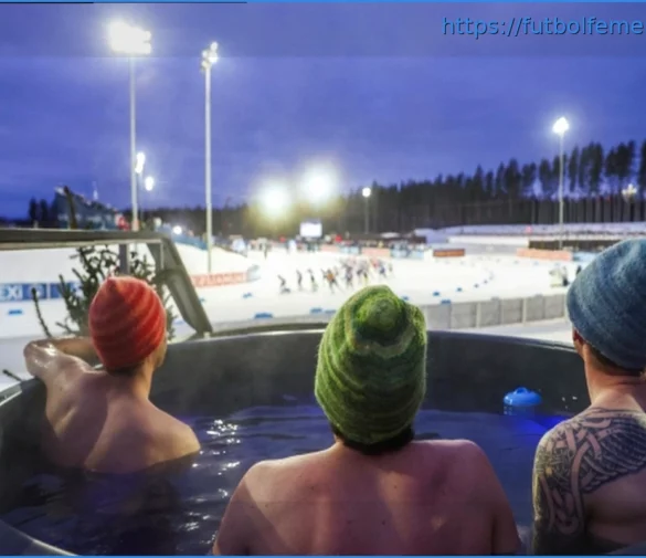 Animar al biatlón a -5° en bañador: una experiencia única en Finlandia