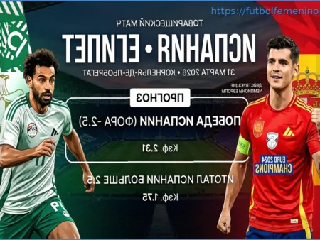 Прогноз и ставка на фору: Товарищеский матч Испания — Египет (31 марта 2026)