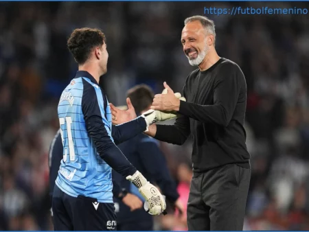 Pellegrino Matarazzo y la Real Sociedad celebran el pase a la final de la Copa del Rey