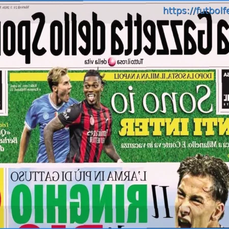 El ‘Ringhio’ de Pio, el Arma Secreta de Gattuso. La Portada de La Gazzetta dello Sport