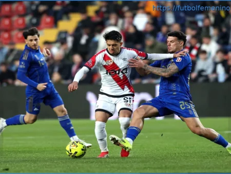 Rayo Vallecano Logra una Cómoda Victoria por 3-0 ante el Real Oviedo