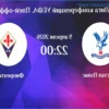 Crystal Palace vs Fiorentina: Pronóstico del Partido (9 de abril de 2026)
