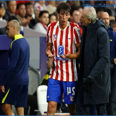 Las Firmes Declaraciones de Robin Le Normand del Atlético sobre la Tarjeta Roja de Gerard Martin: «Si yo hago lo mismo, sin duda me expulsan»