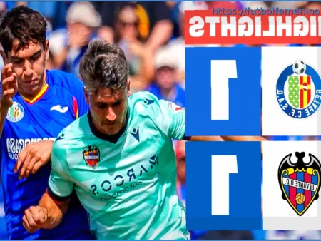 Levante 1-0 Getafe: Gol de Espi en el minuto 83