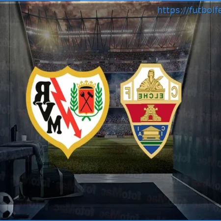 Rayo – Elche: Tarjeta Rojo-Amarilla para Bigas en el minuto 39