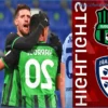 Sassuolo vs. Cagliari: Esposito marca el 0-1 en el minuto 30