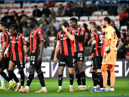 OGC Nice: Riesgo de Descenso en la Ligue 1 ante un Calendario Complicado