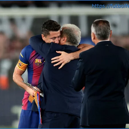 Compañeros del Barcelona homenajean a Robert Lewandowski en su despedida – “No muchos jugadores pueden estar así a los 37”