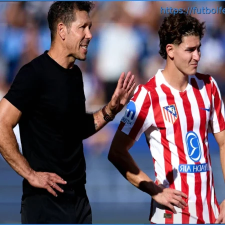 Diego Simeone habla sobre las crecientes especulaciones de salida de Julián Álvarez: “Tendrá su decisión tomada”