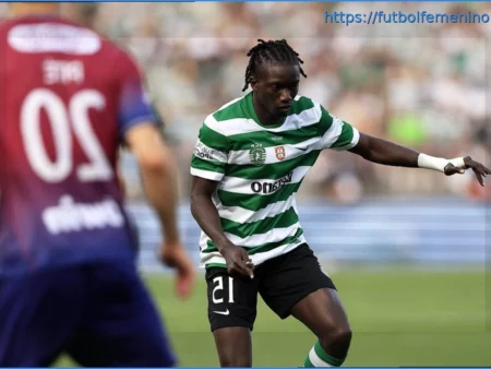 Lorient persigue a Souleymane Faye, mediocampista ofensivo senegalés del Sporting
